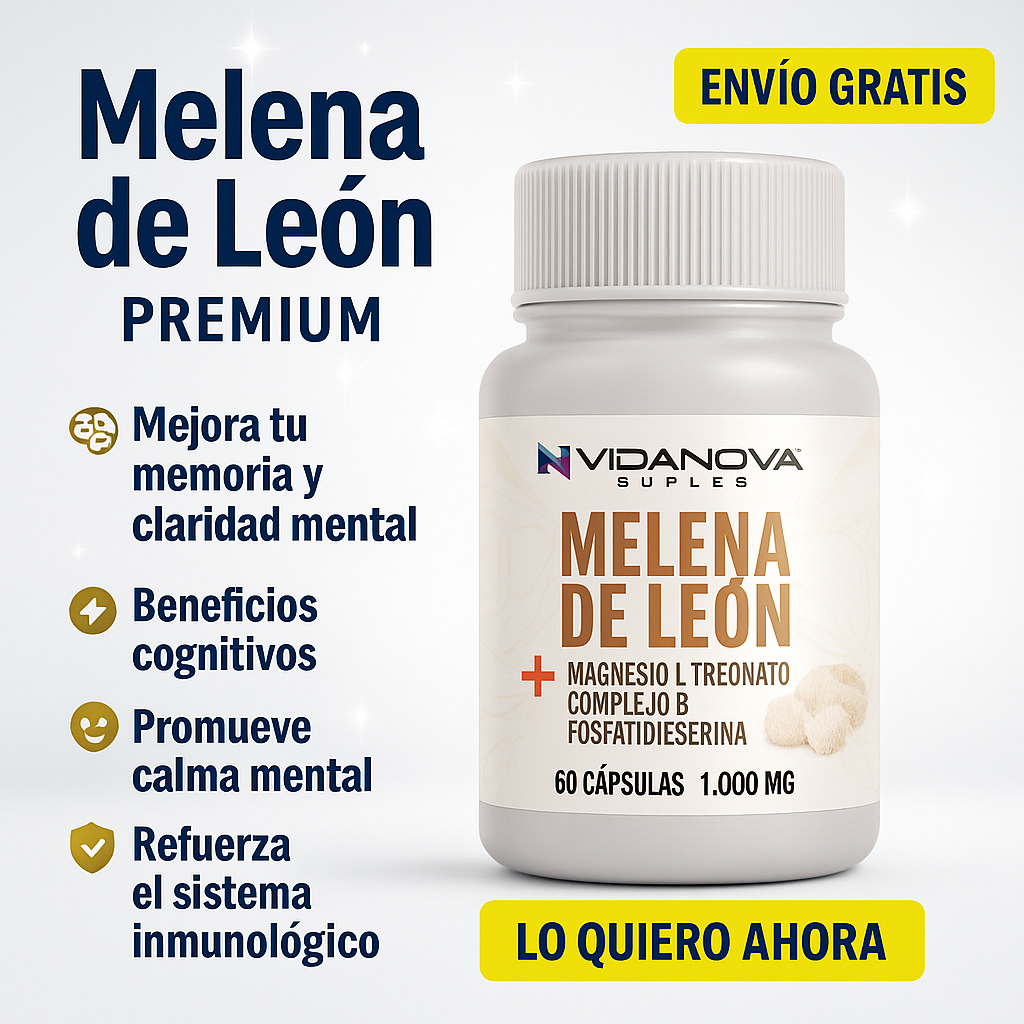 Suplemento Melena de León | Activa tu Cerebro