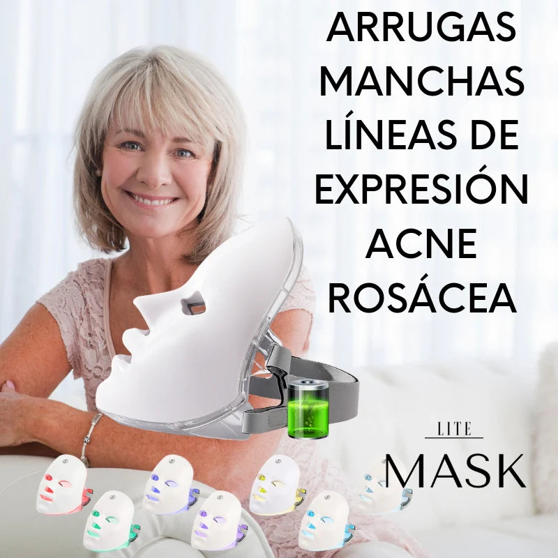 Máscara LED de Rejuvenecimiento Facial