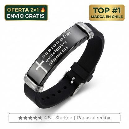 Pulsera Filipense – Fe y Fortaleza con Filipenses 4:13