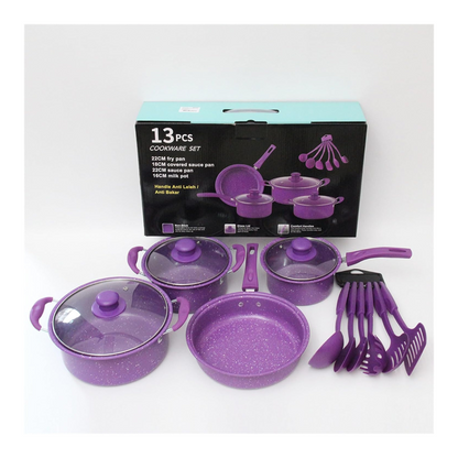 Set Ollas y Sarten Antiadherente 14 Piezas