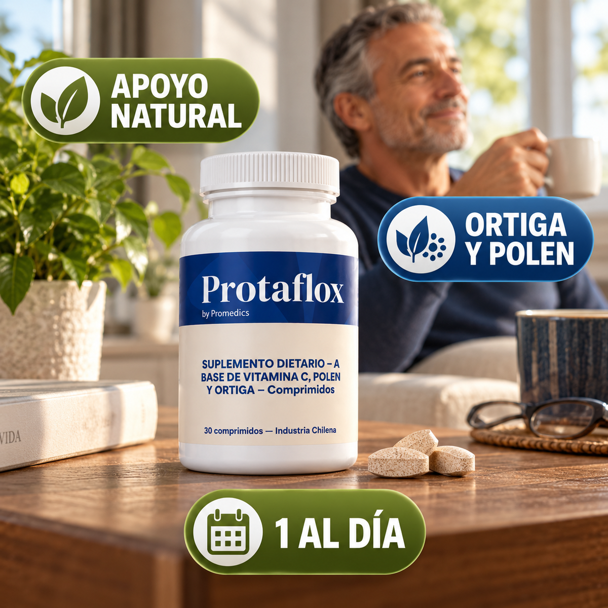 Protaflo – Bienestar Urinario y Prostático Natural
