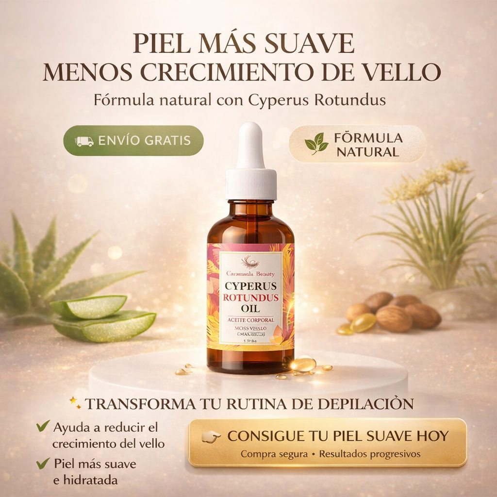 Caramela Beauty Oil™ – Reduce el crecimiento de vello 60ml